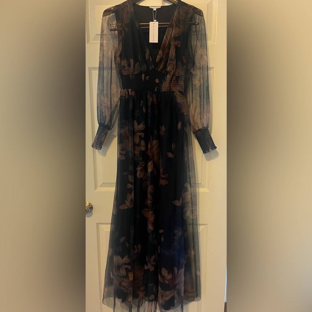 NWT New Baltic Born Layla Tulle Maxi Dress Size Small $118